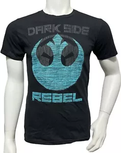 Star Wars Dark Side The Rebels T-shirt Black Size Small Black Short Sleeve Logo - Picture 1 of 6