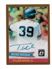 2018 Donruss Optic-R. R. Bronze Refractor-Retro 1984-Signature-Tyler Wade-NM