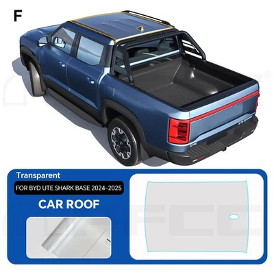 For BYD SHARK 2024 2025 Sunroof PreCut PPF Paint Protection Gloss Clear Film - Image 1 of 4