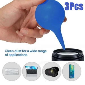 3Pcs Rubber Squeeze Bulb Ear Syringe Ball for Cleaning Cameras/Lens Gaps Boards - Picture 1 of 10