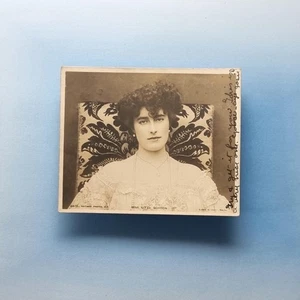 Kitty Gordon Midget Postcard Actress 1904 Real Photo Lizzie Casswell Smith - Picture 1 of 2