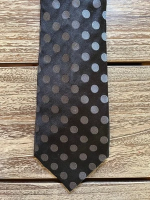 Corbata de lunares Paul Smith vintage negra/gris Foto 1 de 4