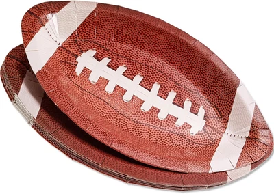 20 Piezas Platos con Forma de Fútbol Platos de Papel Fútbol Fiesta Desechables para Cumpleaños Foto 1 de 4