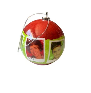 One Direction 1D Red Christmas Ornament w/Sound Global Media Needs Batteries - Picture 1 of 4