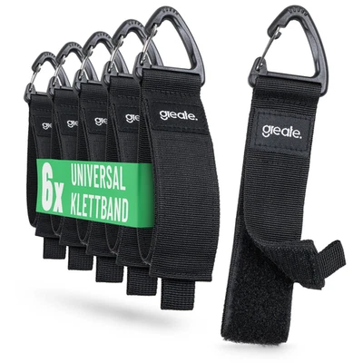 greate 6x Verlängerungskabel Organizer & Aufhänger- Klettband mit Haken - Bild 1 von 4