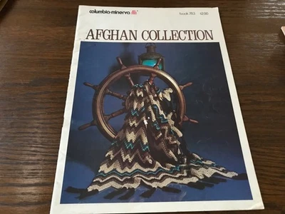 Columbia Minerva Afghan Collection Knit and Crochet 11 Designs Vintage - Image 1 of 4