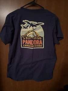 Disney Parks DisneyLand Pandora A World Like No Other T-Shirt Blue Adult Large L - Picture 1 of 5