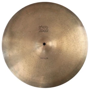 Paiste 2002 Medium 18" Crash Ride Cymbal Vintage 1970s Black Logo - Picture 1 of 4