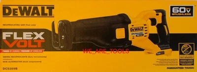 Sierra recíproca inalámbrica DEWALT DCS389B Flexvolt 60V Foto 1 de 4