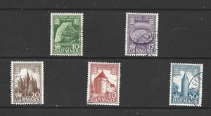 DENMARK - 1953 -1954 The 1000th Anniv. of the Kingdom of Denmark - USED SET. - Picture 1 of 1
