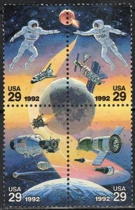 US Scott #2634a block of 4, "Space Accomplishments" MNH - Picture 1 of 1