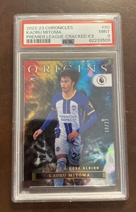 2022-23 Chronicles Origins KAORU MITOMA Cracked Ice Rookie RC #d /23 PSA 9 SSP - Picture 1 of 2