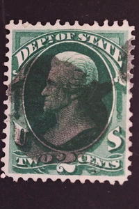 UNITED STATES POSTAGE STAMP 2 CENTS #058 CANCELED - Picture 1 of 2