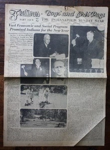 1981 Indianapolis Indiana Star FIRST Space Shuttle Flight newspaper VERY SCARCE- - Picture 1 of 1