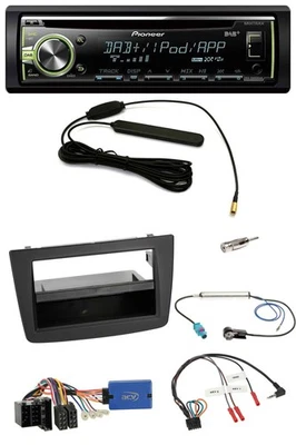 Pioneer MP3 USB CD DAB Lenkrad Autoradio für Alfa Romeo Mito 13-18 955 ISO schwa - Bild 1 von 4