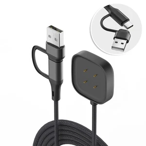 For Fitbit Versa 3/4 Smartwatch Charging Cable For Fitbit Sense Magnetic Charger - Photo 1 sur 5
