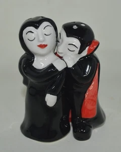 Vampir Dracula & Mortica Salz & Pfefferstreuer Liebe auf den ersten Biss - Bild 1 von 8