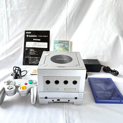 Consola Nintendo GameCube Silver DOL-001 en caja con GB Player Startup Disc... - Imagen 1 de 4