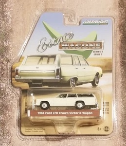 Greenlight 1984 Ford LTD Crown Victoria 1:64 pressofuso auto station wagon 29950-E - Foto 1 di 5