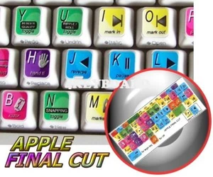 Apple Final Cut keyboard stickers - Picture 1 of 1