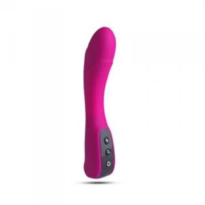 Vibratore vaginale dildo stimolatore fallo vibrante ricaricabile in silicone ros - Foto 1 di 4