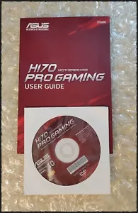 User's Manual & Support DVD for Asus H170 Pro Gaming Motherboard - Picture 1 of 1