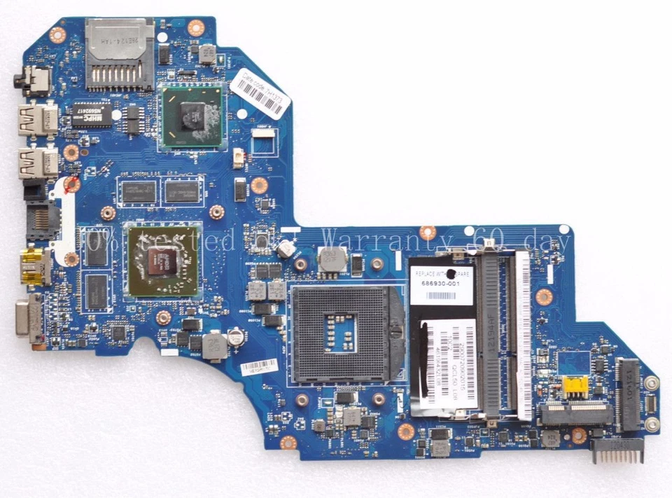 HP pavilion M6 M6-1000 Series laptop motherboard 686930-001 Intel CPU - Image 1 of 1