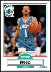 Fleer #16 Tyrone Bogues 1990 - ¡Envío gratuito! - Imagen 1 de 2