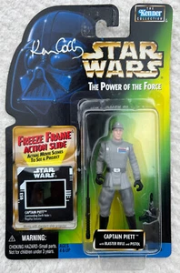STAR WARS POTF2 CAPTAIN PIETT FF KEN COLLEY 100% GENUINE SIGNED 1997 AUTO10 - Picture 1 of 6
