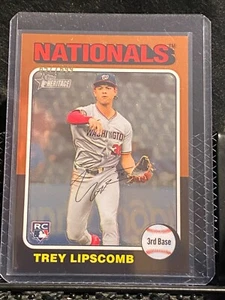 Trey Lipscomb RC 2024 Topps Heritage High # Chrome #657/699 #684 Nationals - Bild 1 von 2