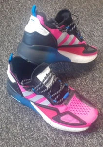 Adidas ZX 2K Boost Shock pink schwarz Damen Sportschuhe UK Größe 4 Art: FY2011 - Bild 1 von 5