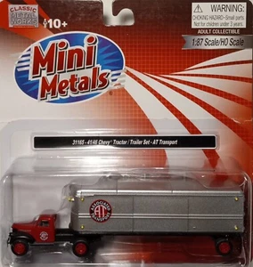 CMW Mini Metals #31165 '41-'46 Chevrolet Tractor/Trlr. Set Associated Transport - Picture 1 of 5