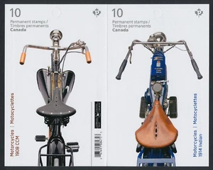 Canada Stamps — Booklet Pane of 10 — Motorcycles #2648a (BK540) MNH - Picture 1 of 2