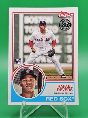 2018 Topps Update #83-47 Rafael Devers Rookie RC 1983 Topps - Image 1 of 2