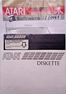 ATARI XL/XE -- ATARI PROOFREADER DICTIONARY DISKETTE ( ATARI DX5074 - DISK ) - Bild 1 von 2