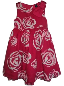 GAP Girls Pink Floral Party Dress - 3 Years - Picture 1 of 4