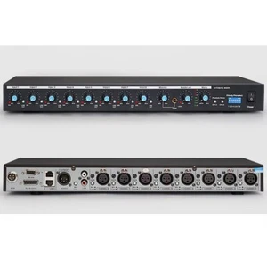 8 Intput 48V Phantom Power Supply Audio 8 Microphone Hub For XLR Table Gooseneck - Picture 1 of 11