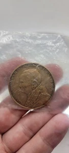 Papst Johannes Paul II. Restaurierung der Fassade des Petersdoms 1985/1986 Medaille Medaille - Bild 1 von 2