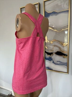 Moving Comfort Flex Tank Top Active Workout Sleeveless Pink Shirt Size L -#6 - Image 1 of 4