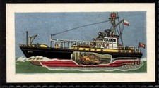 Tobacco Card, Ching, SHIPS AND THEIR WORKINGS, 1961, Fast Pilot Launch, #1