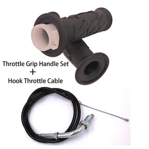 X1 X2 X6 X8 Pocket Bike Parts  GRIPS SET HOOK THROTTLE CABLE POCKET BIKE - Picture 1 of 3