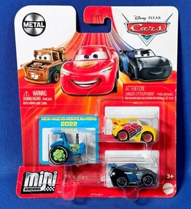 Pixar Cars MINI RACERS 3er Pack KUPPLUNGSHILFE RENNTRAKTOR Jackson Storm CRUZ RAMIREZ - Bild 1 von 8