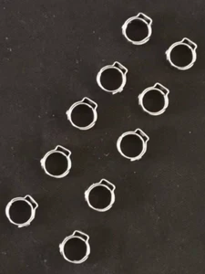 10XSS Clamps 9.5mm(suits 7-9mm OD) Home Brew Beer Soda cider wine spirit 14 YEAR - Picture 1 of 2