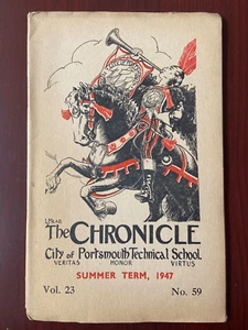 The Chronicle City Of Portsmouth Technical School Summer Term 1947 Vol.23 No.59 - Imagen 1 de 4