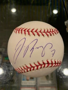 JOSE REYES NEW YORK METS MARLINS BLUE JAYS SINGLE SIGNED BASEBALL MINT JSA PETCO - Picture 1 of 2