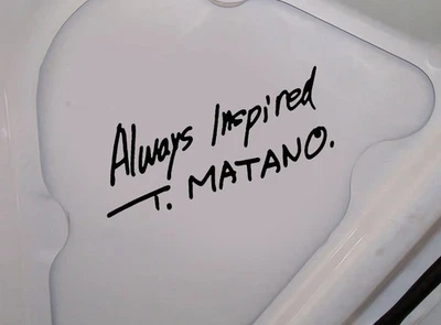 Always Inspired - T.Matano Signature Decal - Mazda MX5 Miata Owners Club Sticker - Image 1 of 3
