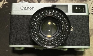 Canon Canonet Mk1 (1961 Version) Rangefinder - 45mm f1.9 Lens & Black Case - Picture 1 of 9