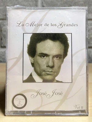 Jose Jose Lo Mejor De Los Grandes Vol 2 2000 BMG Mexico (2) Cassette Set NEW - Image 1 of 4