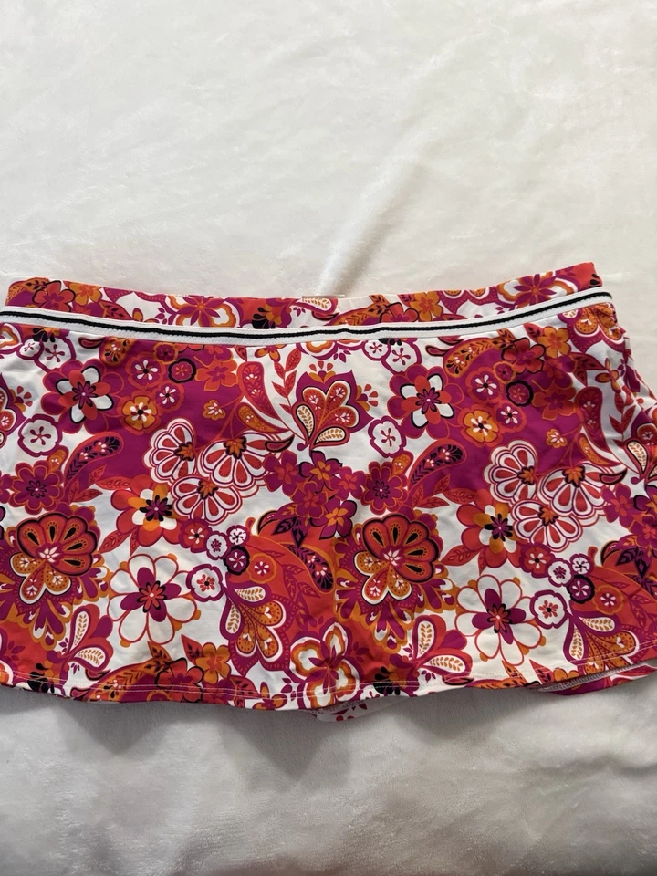 Pantalón corto de natación Jag XL rosa floral para mujer E73 Foto 1 de 4