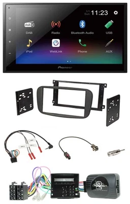 Pioneer USB Bluetooth DAB 2DIN Lenkrad Autoradio für Ford Focus C-Max Galaxy ab - Bild 1 von 4